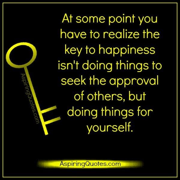 The keys to happiness