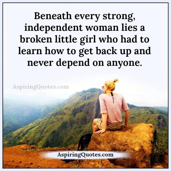 A strong independent woman